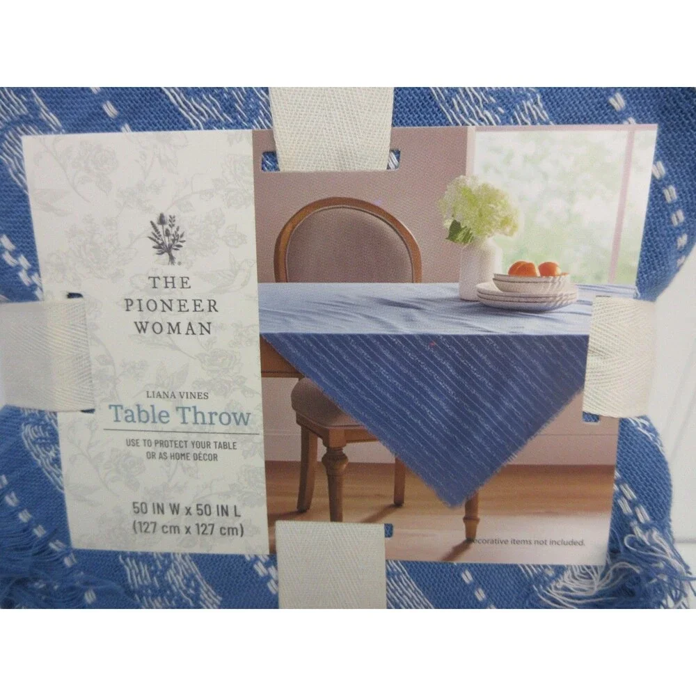 Pioneer Woman Table Throw Liana Vines 50